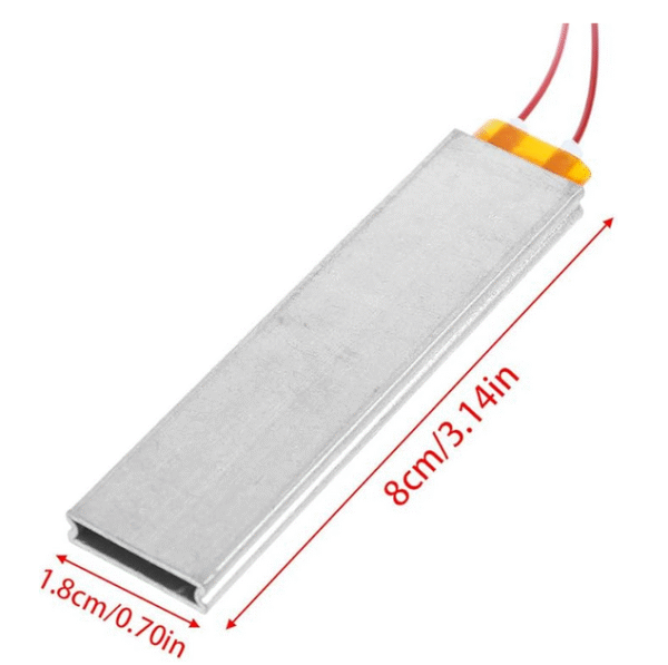 Plaque chauffante électrique PTC pour incubateur, 12V-80W-110° – Image 5